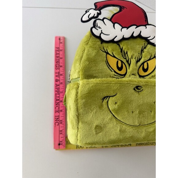 Loungefly The Grinch Mini Backpack Removable Santa Hat NWT - Picture 14 of 14